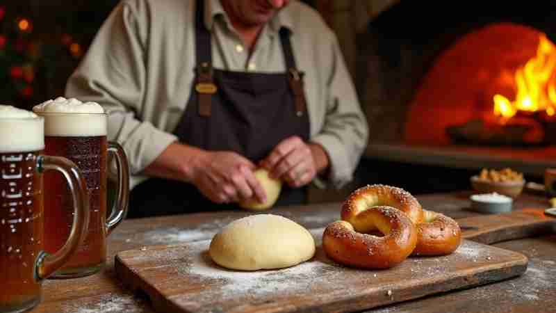 A Twist of History: How Pretzels Became an Oktoberfest Staple, Concept art for illustrative purpose, tags: die - Monok